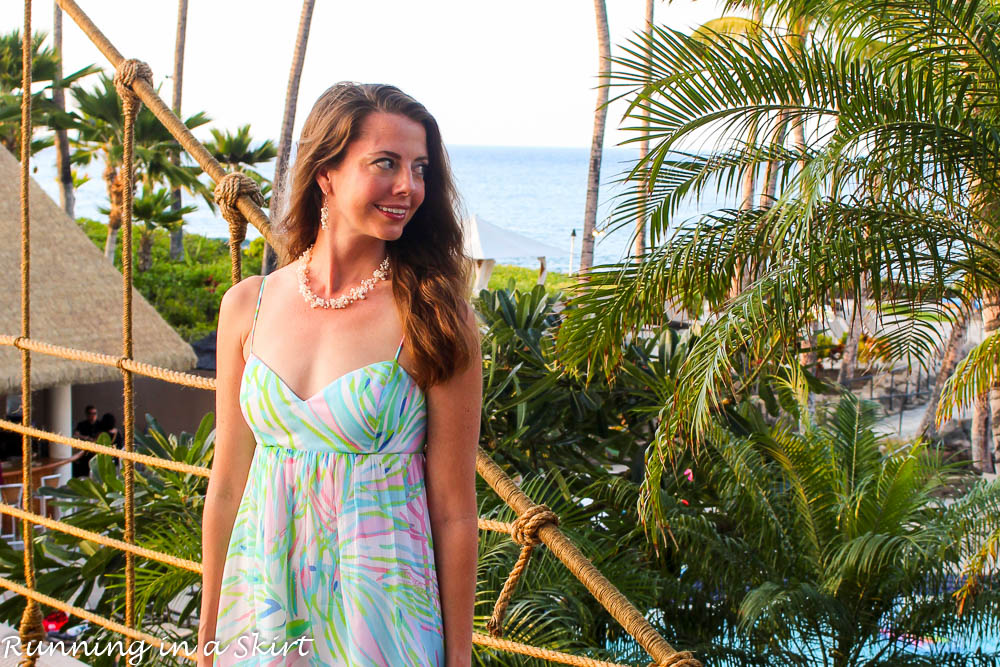 Lilly Pulitzer dress at Hilton Waikoloa Village