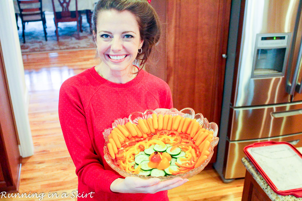 Thanksgiving Turkey Veggie Tray