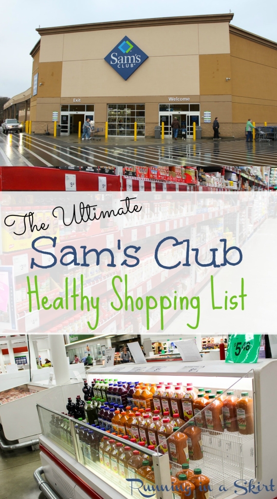 The Ultimate Sam's Club Healthy Shopping List - complete shopping list with the healthiest finds at Sam's Club! / Running in a Skirt