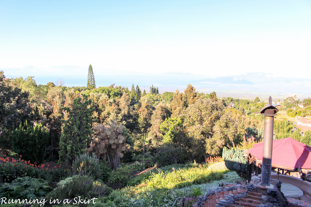 Breakfast at Kula Lodge / Running in a Skirt