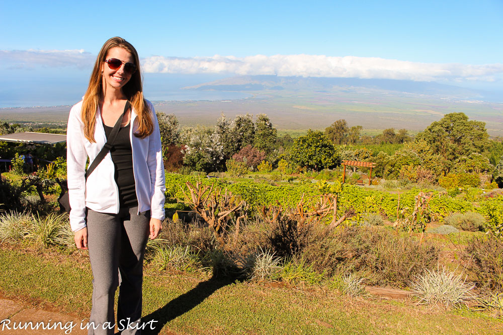 Lavender Farm on Maui, Ali'i' Kula / Running in a Skirt