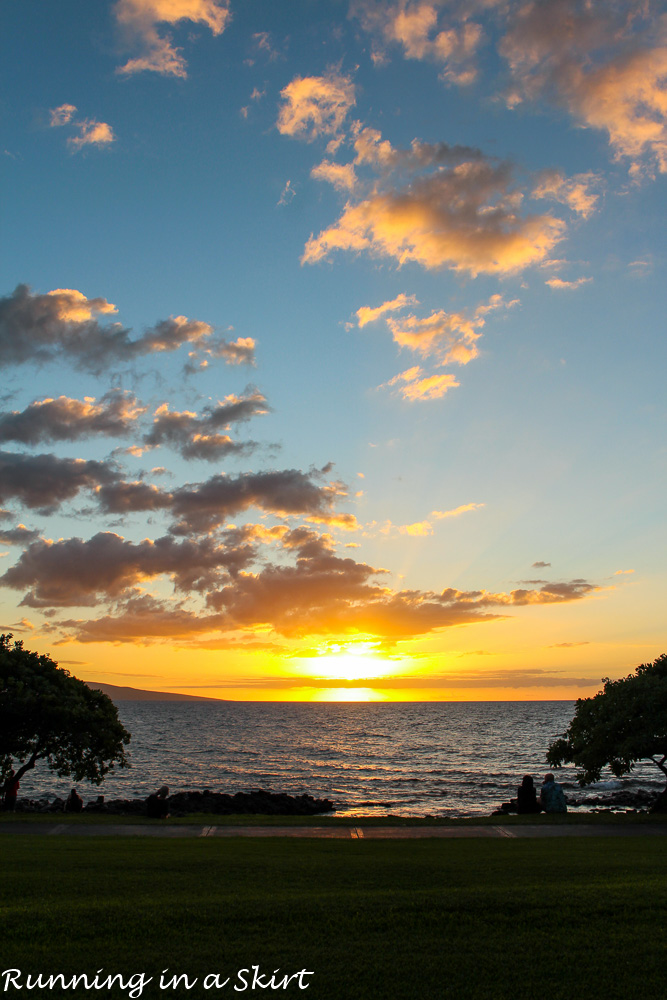 Sunset on Wailea Beach from Wailea Beach Marriott