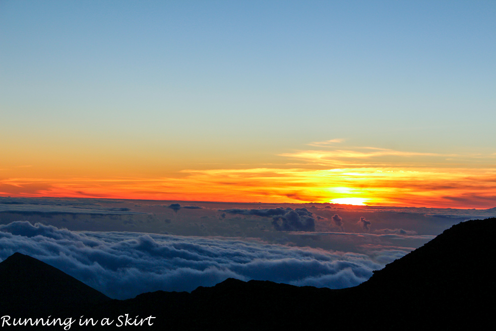 Haleakala Volcano Sunrise