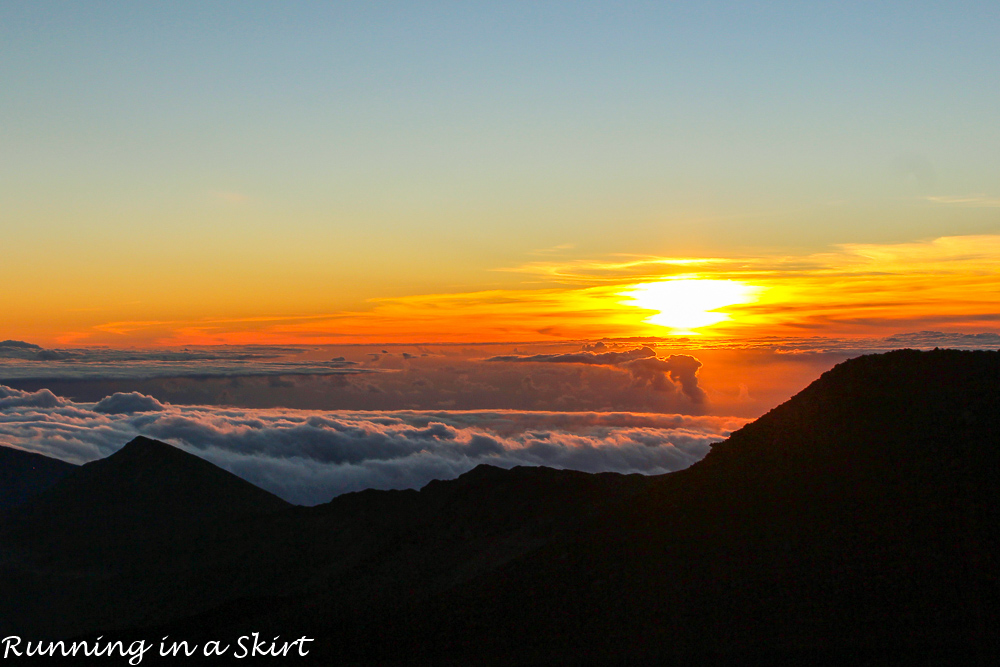 Haleakala Volcano Sunrise