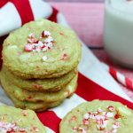 Chewy Soft Baked White Chocolate Peppermint Cookies recipe/ Running in a Skirt