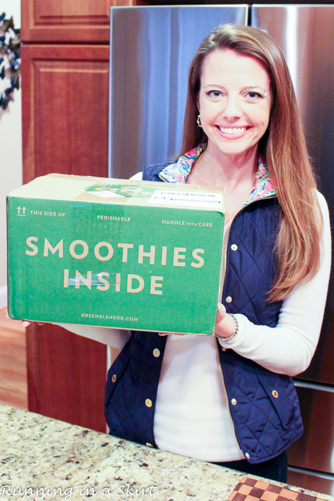 The easiest way to make healthy smoothies at home with Green Blender/ Find out how it works on Running in a Skirt or GreenBlender.com