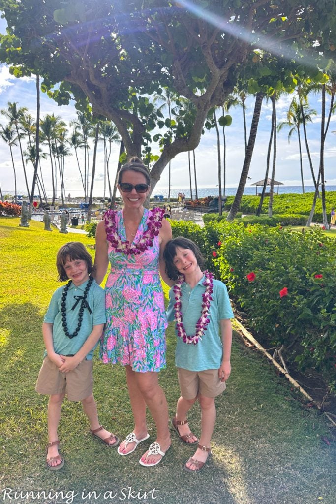 Hilton Waikoloa Village Review real family photo.