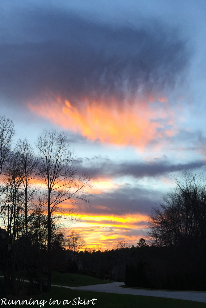 New Year's Eve sunset 2015