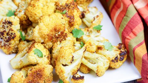 Curry Roasted Cauliflower - Your new favorite way to eat cauliflower