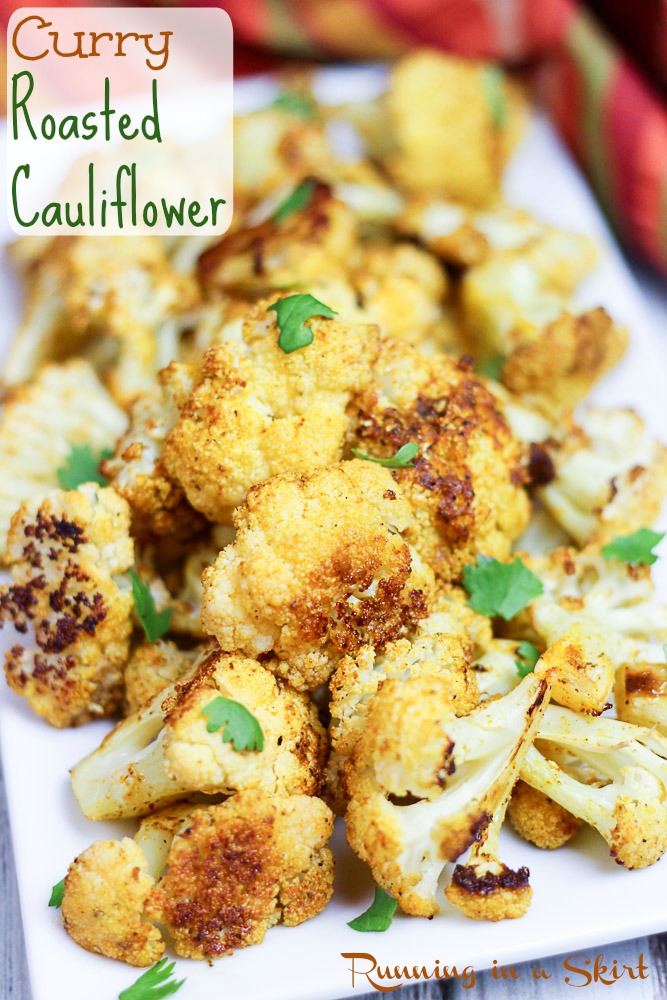 Curry Roasted Cauliflower - Your new favorite way to eat cauliflower