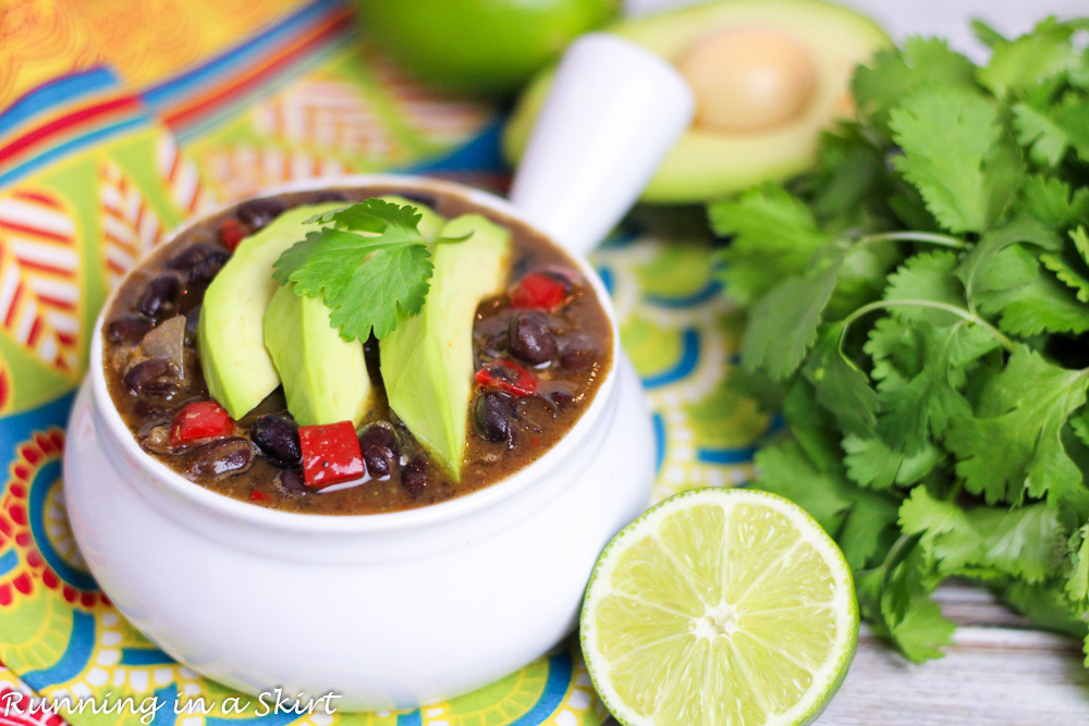 Easy Crock Pot Black Bean Soup-20-2