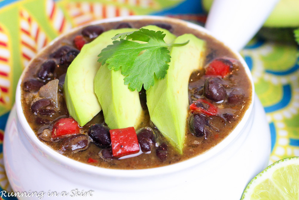 Easy Crock Pot Black Bean Soup-30-3