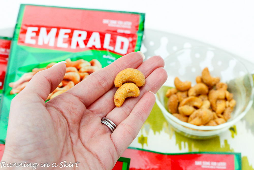 Emerald Cashews in 4 BOLD new flavors.