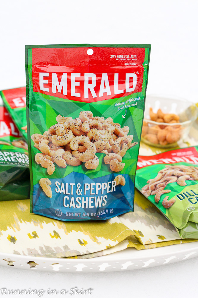 Emerald Cashews in 4 BOLD new flavors.