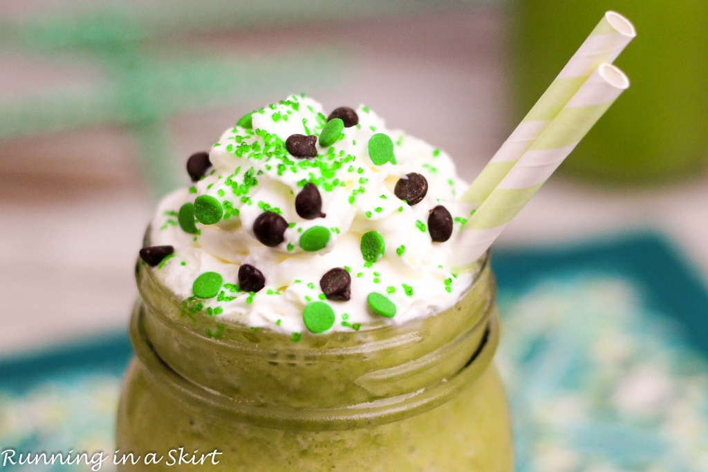 Skinny Shamrock Shake Healthy Shamrock Shake recipe