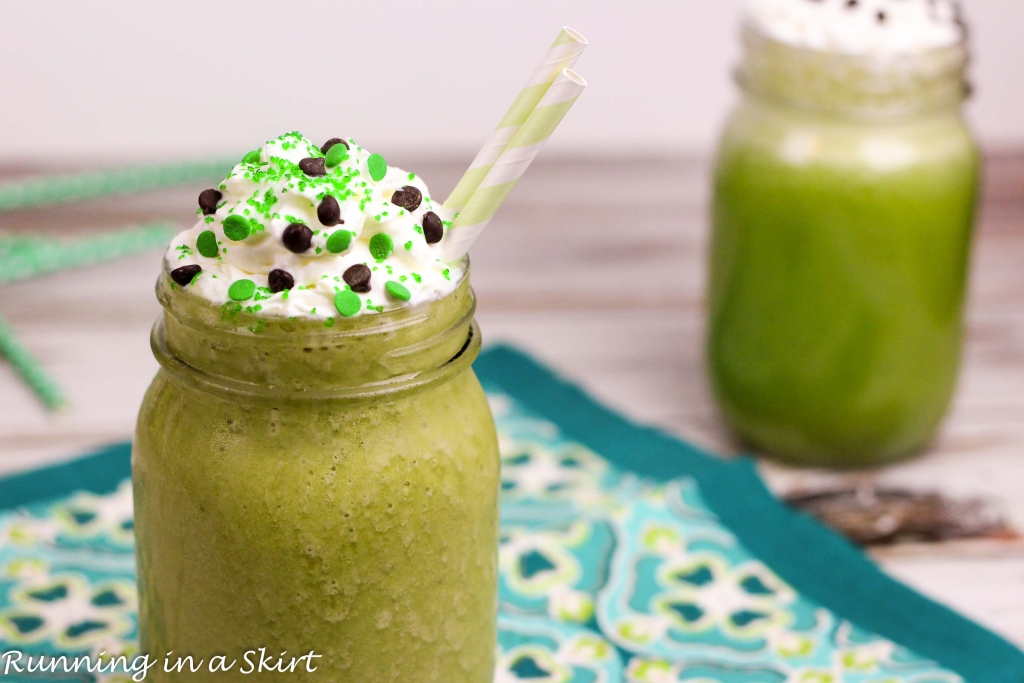 Skinny Shamrock Shake Healthy Shamrock Shake recipe