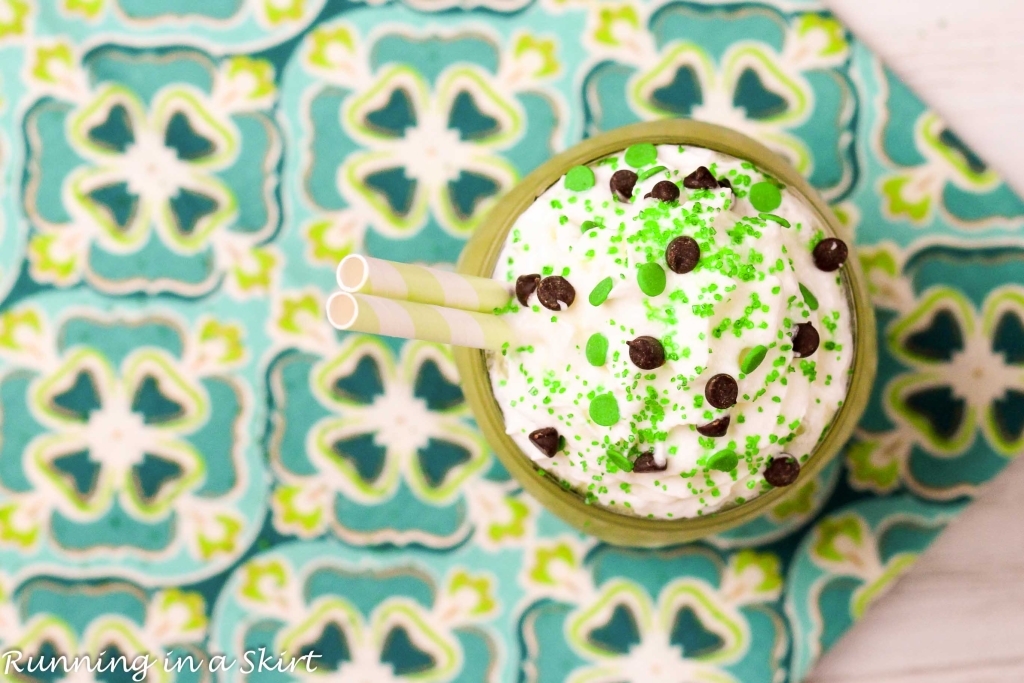 Skinny Shamrock Shake Healthy Shamrock Shake recipe