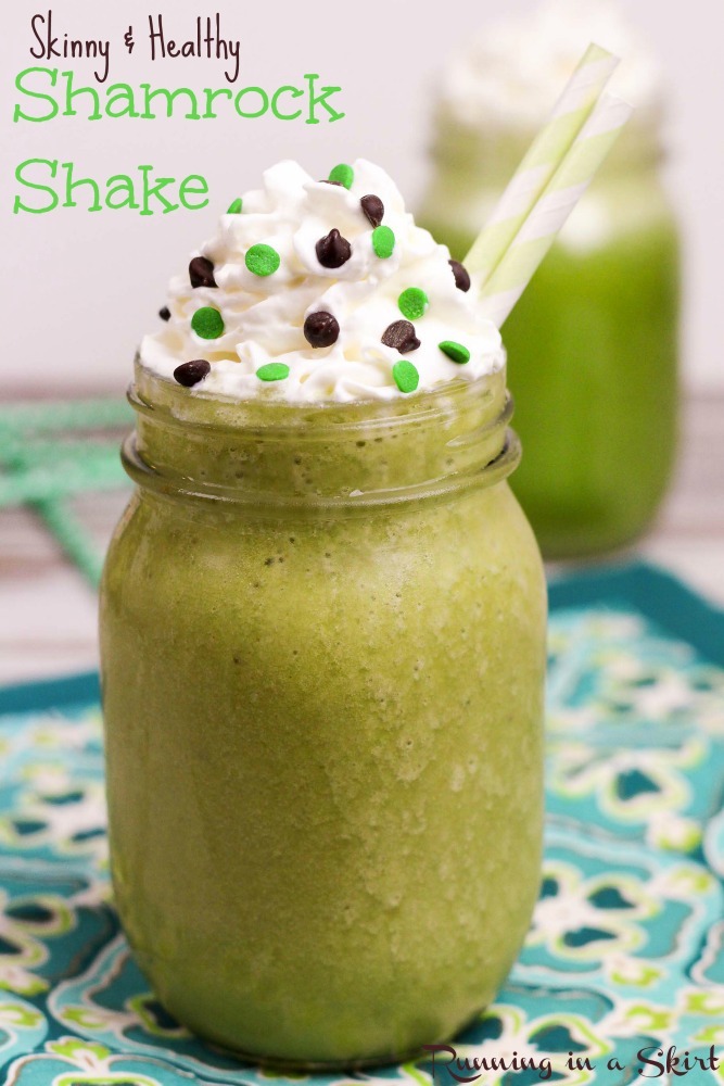 Skinny Shamrock Shake Healthy Shamrock Shake recipe