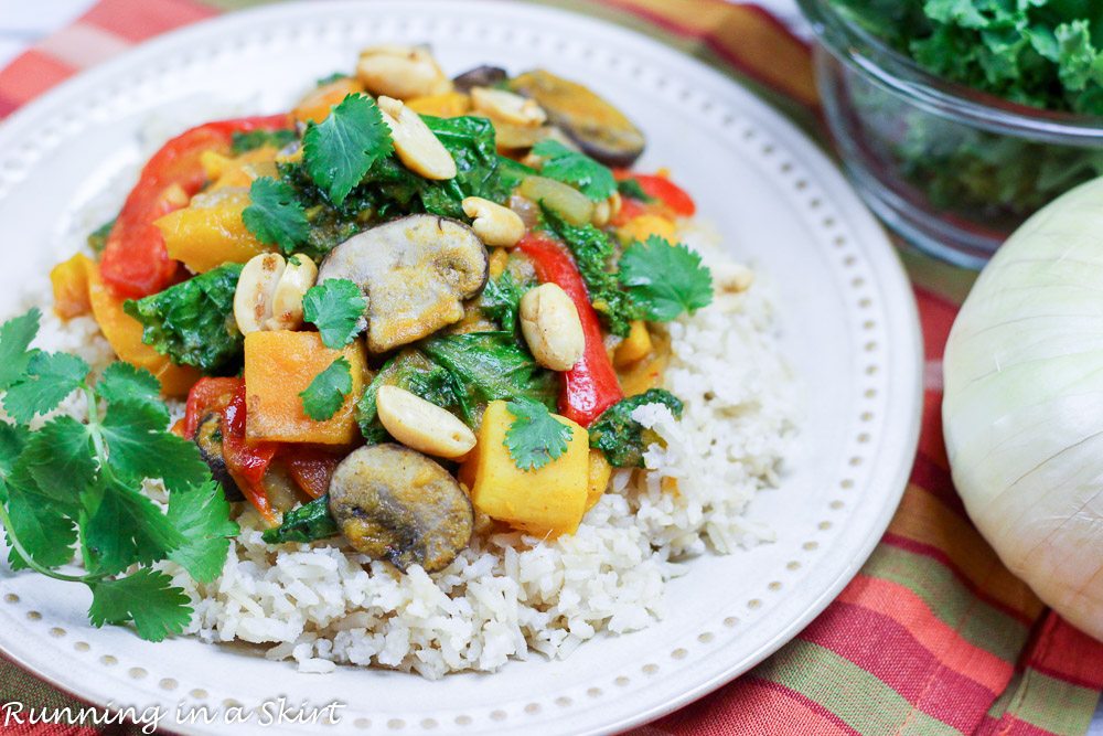 Vegetarian Crock Pot Red Curry