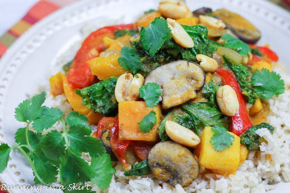 Vegetarian Crock Pot Red Curry