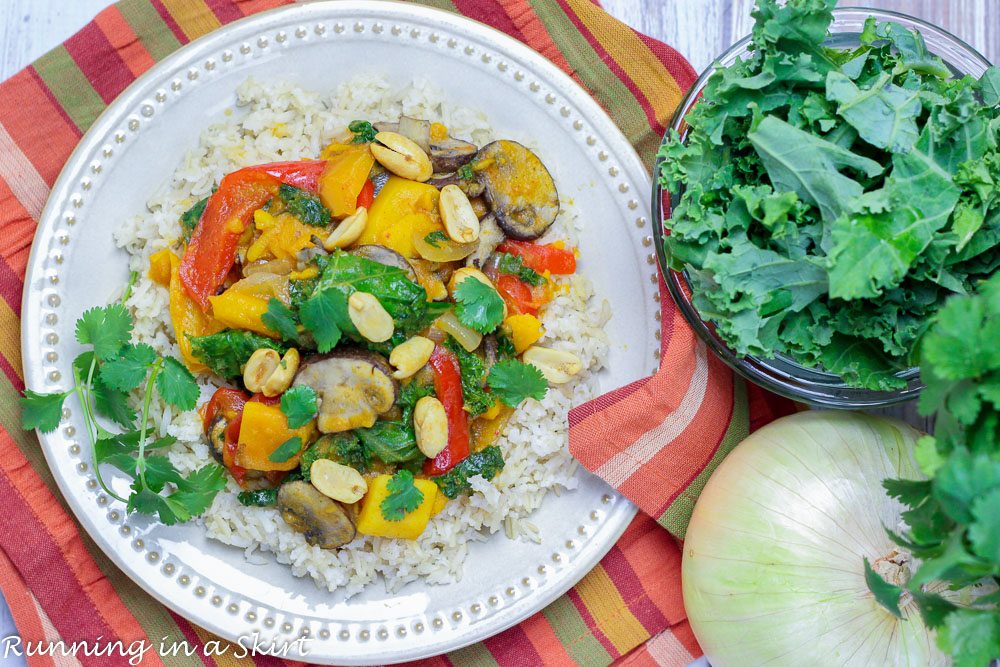 Vegetarian Crock Pot Red Curry