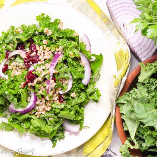 Kale and Wheat Berry Salad Recipe