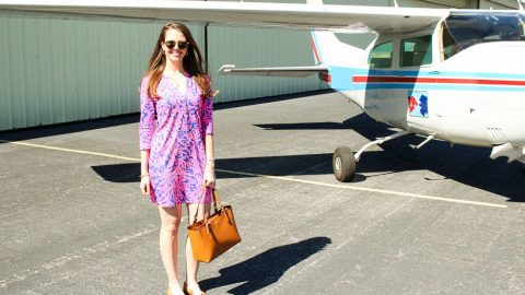 Lilly Pulitzer printed t-shirt dress / Running in a Skirt