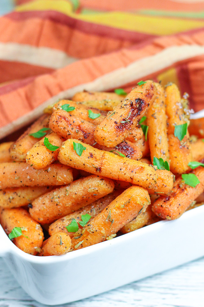 Parmesan Roasted Carrots recipe