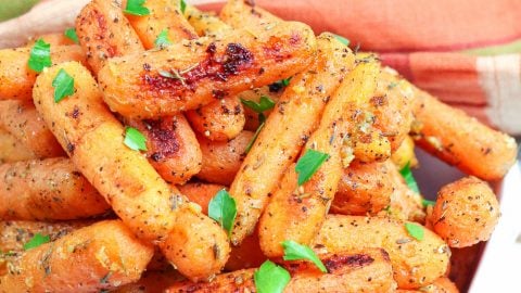 Parmesan Roasted Carrots recipe