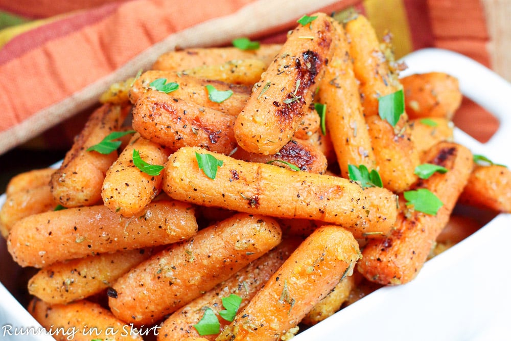 Parmesan Roasted Carrots recipe