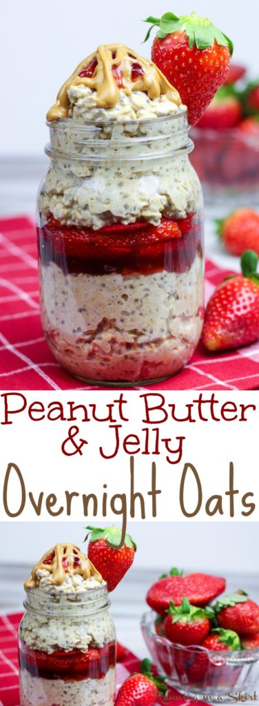 Peanut Butter and Jelly Overnight Oats