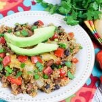 Crock Pot Vegetarian Mexican Quinoa Bake / Running in a Skirt