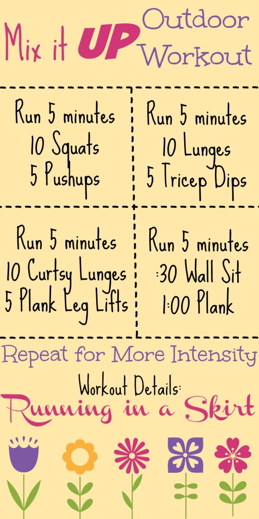 Mix It Up Outdoor Workout