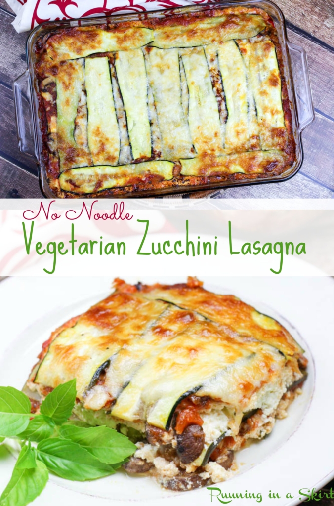 no noodle vegetarian zucchini lasagna