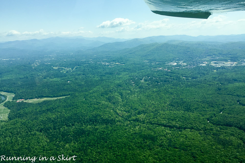 Mountains from the air