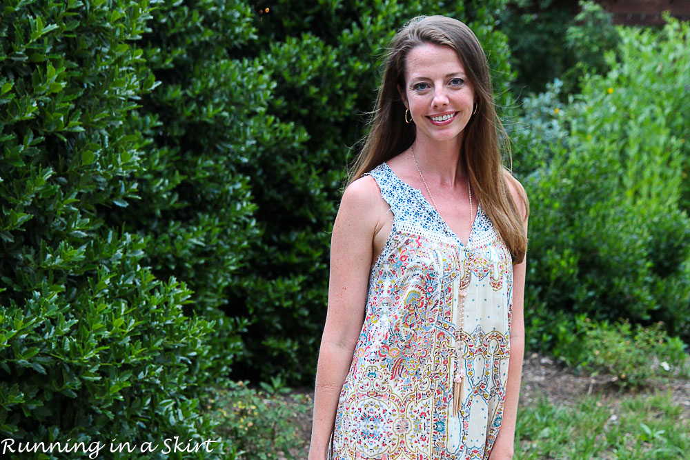 Austin Boho Dress / Running in a Skirt