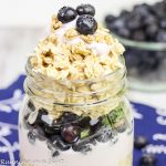 Blueberry Pie Overnight Oats - clean eating breakfast