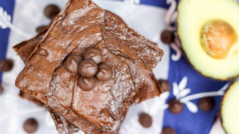 Dark Chocolate Avocado Brownies- no butter or oil / Running in a Skirt