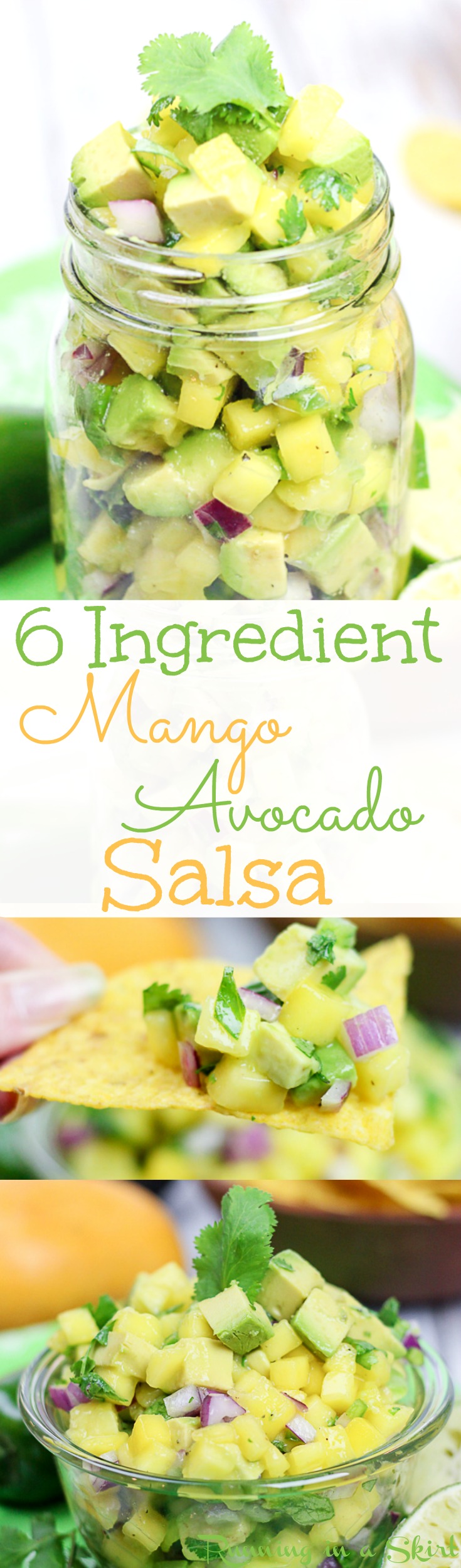 6 Ingredient Mango and Avocado Salsa recipe