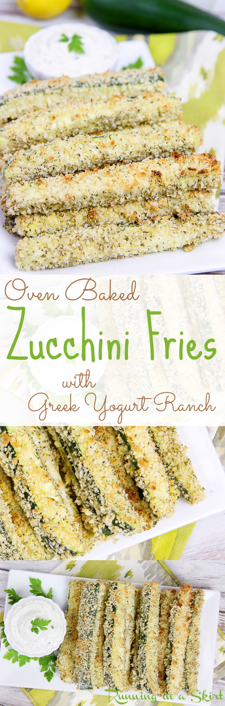 ed Zucchini Fries with greek yogurt ranch