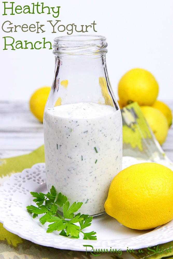 Healthy Ranch Dressing with Greek Yogurt recipe