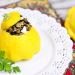 Stuffed Patty Pan Squash recipe./ Running in a Skirt