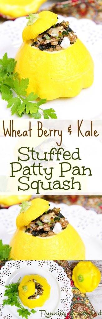 Stuffed Patty Pan Squash recipe./ Running in a Skirt