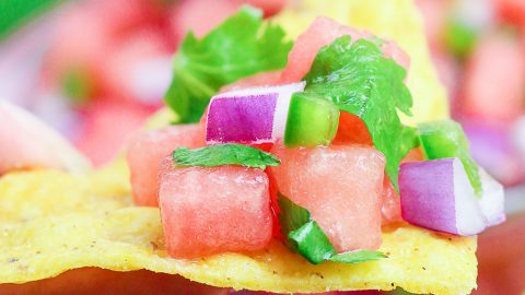 5 ingredient recipe for Watermelon Salsa