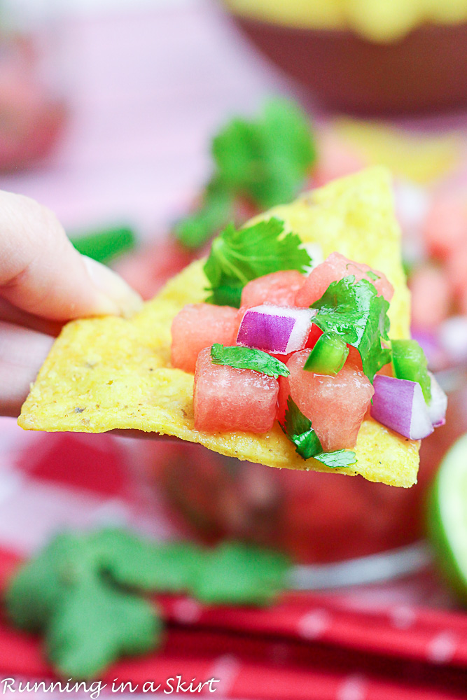 5 ingredient recipe for Watermelon Salsa