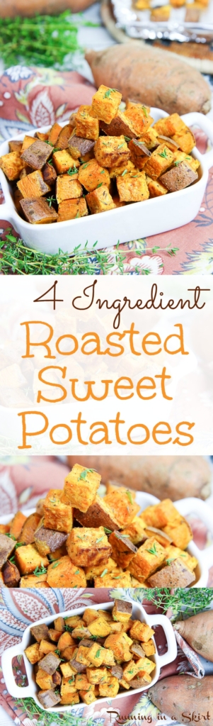 4 Ingredient Roasted Sweet Potatoes