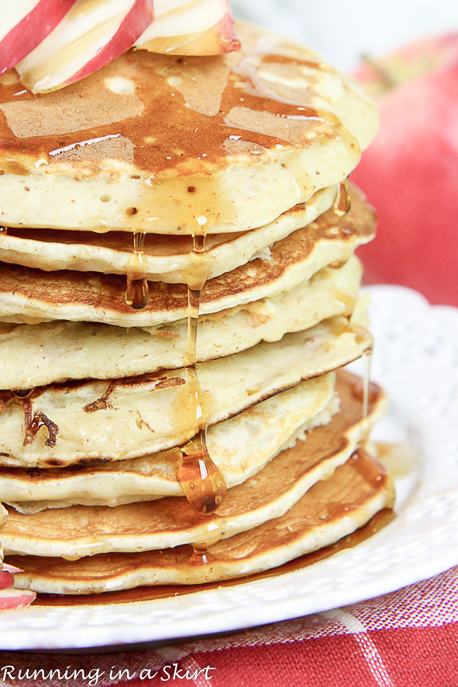 Apple Pie Greek Yogurt Pancakes Healthy-23-2