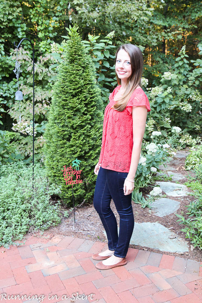 Burnt Orange Flowy Shirt-9-1