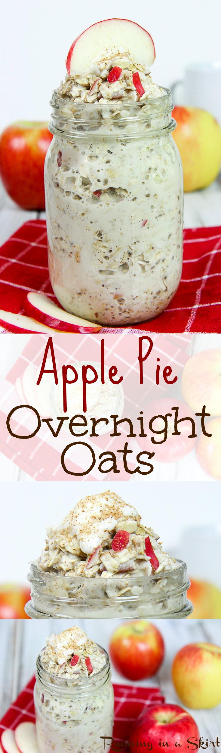 Healthy Apple Pie Overnight Oats