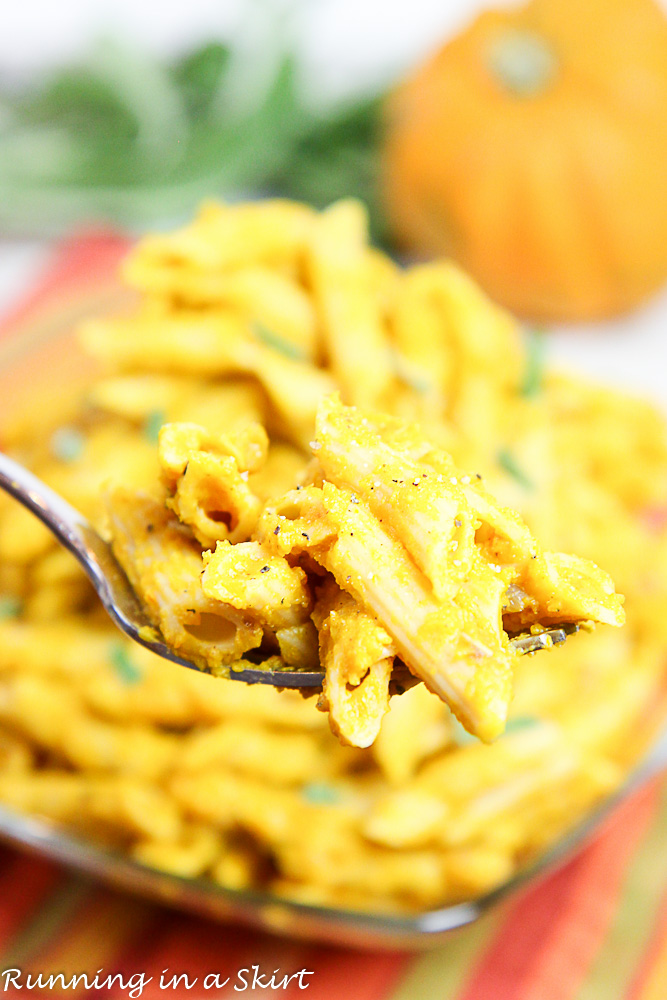 15 Minute Healthy Pumpkin Pasta